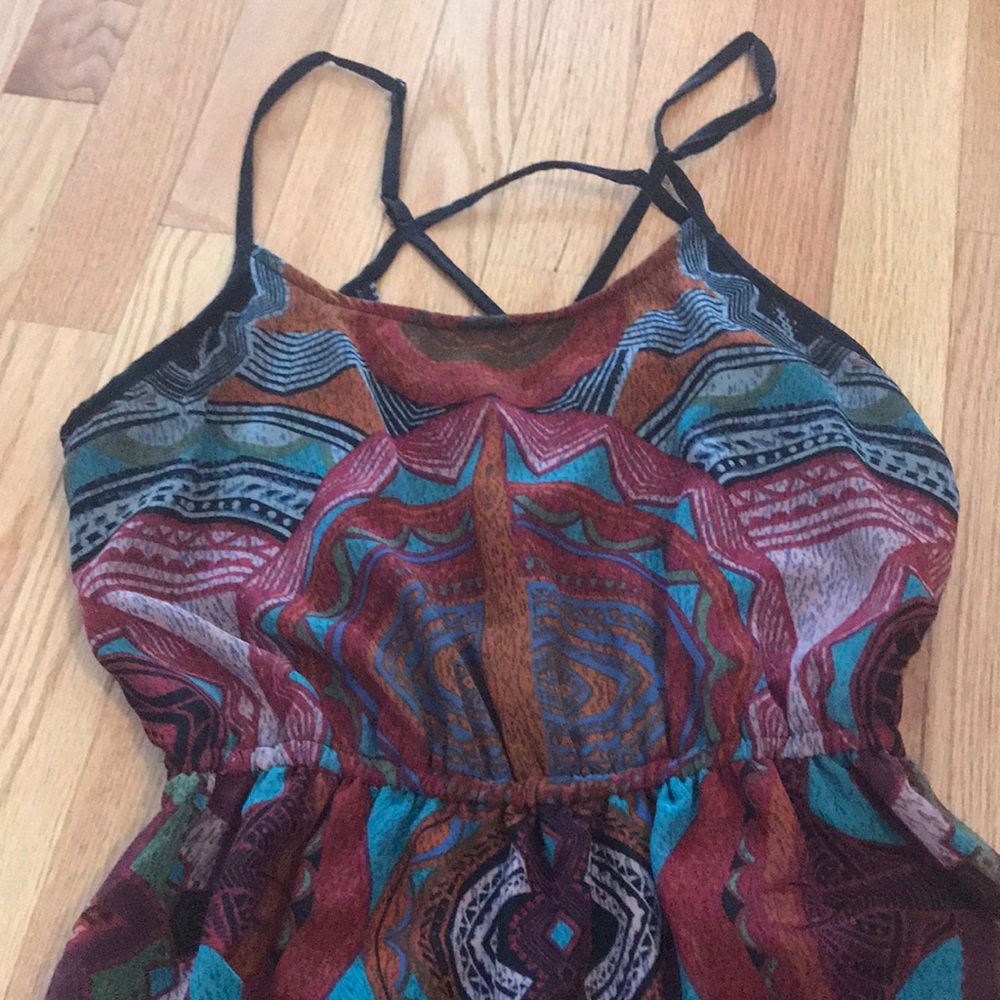Multicolored maxi dress